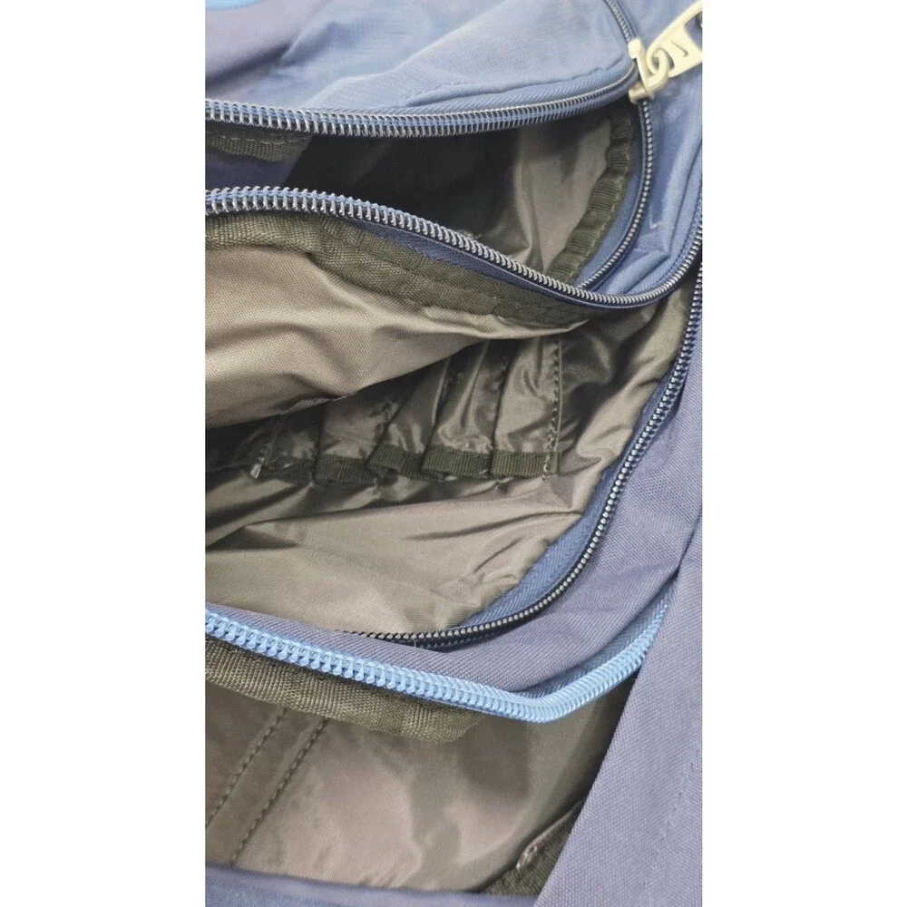 Vintage Y2K Nike Crossbody Messenger Sling Bag Blue 3 Pocket 1 Sling
